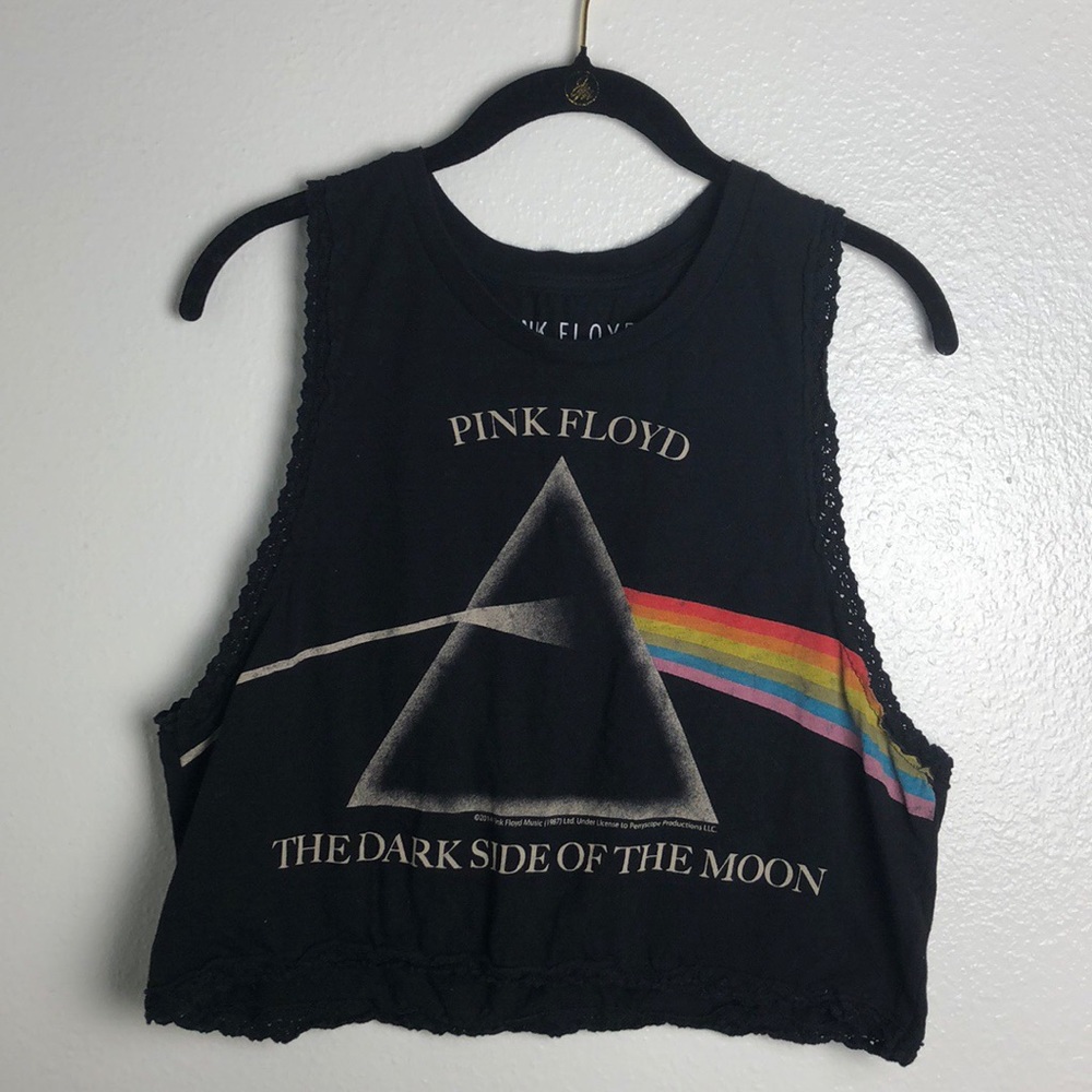 Pink Floyd crop top tank